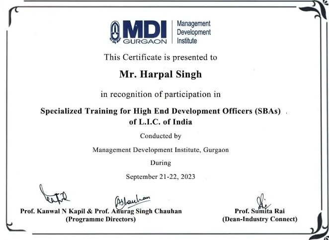 LIC Award Ceremony Chandigarh